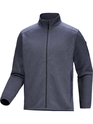 [arcteryx] Covert Cardigan for Men - Dark Stratus Hardwear / Black Sapphire - Dk Stratus Hthr / Blk Sapphire