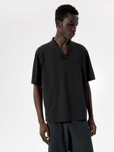 [arcteryx] Metron Short Sleeve Polo for Men - Black