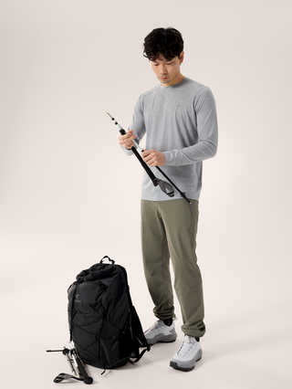 [arcteryx] Ionia Merino Wool Long Sleeve Men's - Solitude Heather
