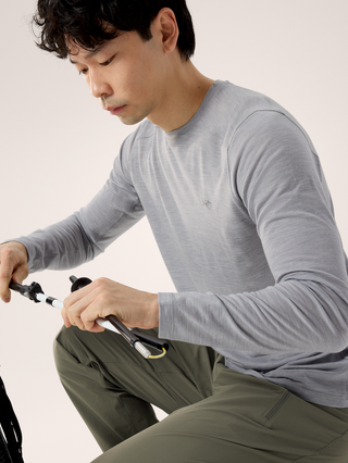 [arcteryx] Ionia Merino Wool Long Sleeve Men's - Solitude Heather