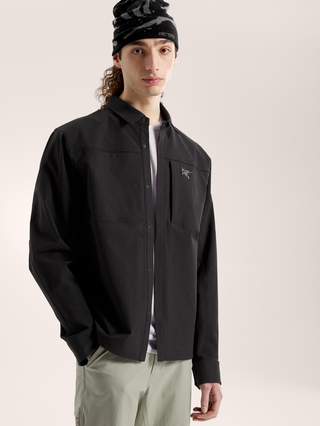 [arcteryx] Cronin Cotton Overshirt for Men - Black