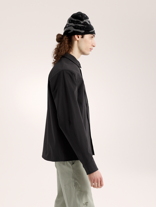 [arcteryx] Cronin Cotton Overshirt for Men - Black