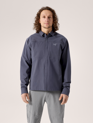 [arcteryx] Cronin Cotton Overshirt for Men - Dk Stratus