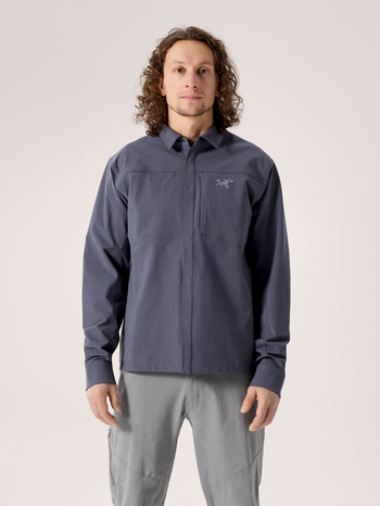 [arcteryx] Cronin Cotton Overshirt for Men - Dk Stratus