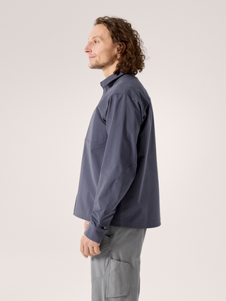 [arcteryx] Cronin Cotton Overshirt for Men - Dk Stratus
