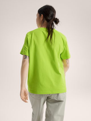 [arcteryx] Crag Cotton Little Bird Crew Short Sleeve Women's - Mantis