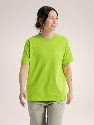 [arcteryx] Crag Cotton Little Bird Crew Short Sleeve Women's - Mantis