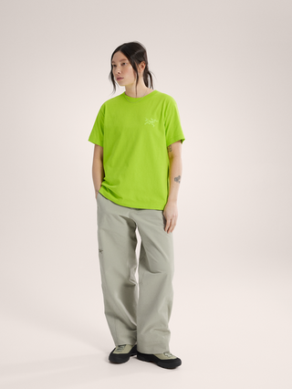 [arcteryx] Crag Cotton Little Bird Crew Short Sleeve Women's - Mantis