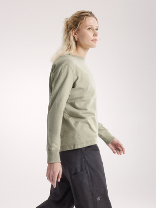 [arcteryx] Crag Cotton Bird Crew Long Sleeve Women's - Habitat