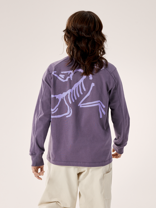 [arcteryx] Crag Cotton Bird Crew Long Sleeve Women's - Lt Moondrop