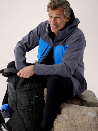 [arcteryx] Gamma MX Hoodie Men's - Dk Stratus / Fluidity