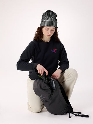 [arcteryx] Aestus Crew Women's - Black / Multi