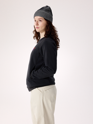 [arcteryx] Aestus Crew Women's - Black / Multi