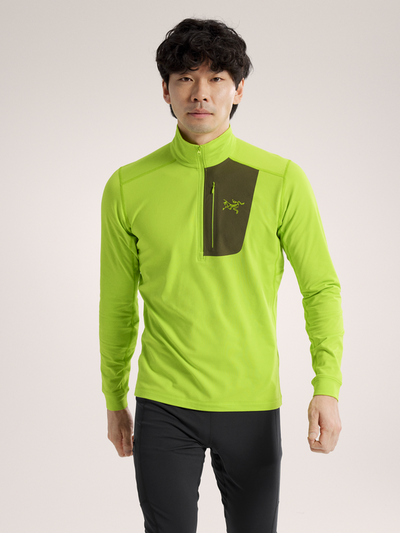 [arcteryx] Low LT Zip Neck Men's - Mantis / Tatsu