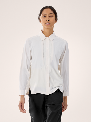 [arcteryx] Cima Long Sleeve Shirt Women's - Arctic Silk
