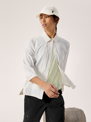 [arcteryx] Cima Long Sleeve Shirt Women's - Arctic Silk
