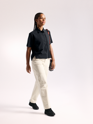 [arcteryx] Seema Short Sleeve Shirt for Women - Black