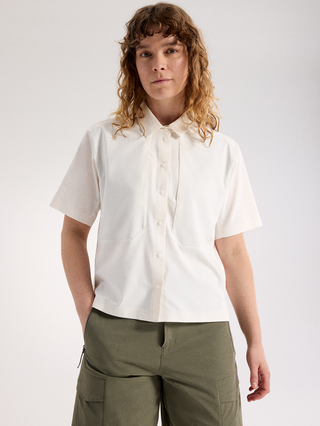 [arcteryx] Seema Short Sleeve Shirt for Women - Arctic Silk