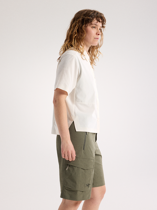 [arcteryx] Seema Short Sleeve Shirt for Women - Arctic Silk