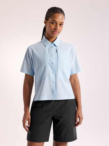[arcteryx] Seema Short Sleeve Shirt for Women - Alpine Blue
