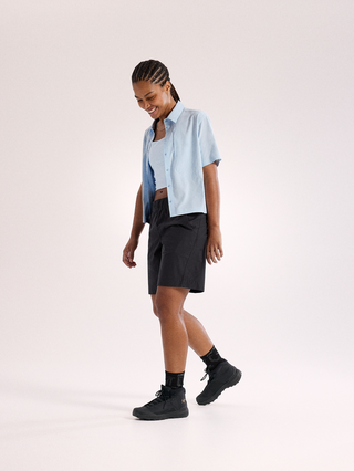 [arcteryx] Seema Short Sleeve Shirt for Women - Alpine Blue