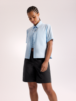 [arcteryx] Seema Short Sleeve Shirt for Women - Alpine Blue