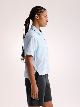 [arcteryx] Seema Short Sleeve Shirt for Women - Alpine Blue
