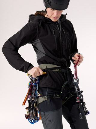 [arcteryx] Siphon Hoodie Women's - Black / Graphite