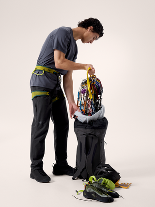 [arcteryx] Crag Cotton Pants for Men - Black