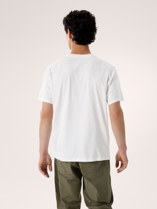 [arcteryx] Crag SL Cotton Short Sleeve Men's - White Light