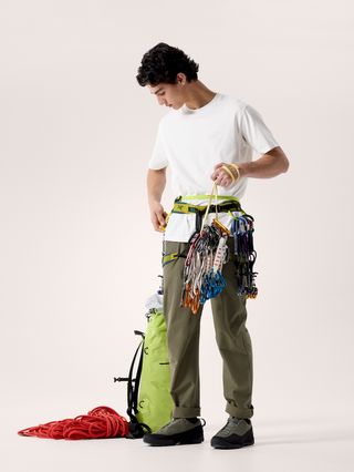 [arcteryx] Crag SL Cotton Short Sleeve Men's - White Light