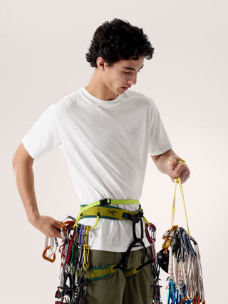 [arcteryx] Crag SL Cotton Short Sleeve Men's - White Light