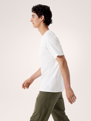 [arcteryx] Crag SL Cotton Short Sleeve Men's - White Light