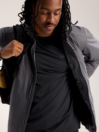 [arcteryx] Atom Hoodie for Men - Cloud / Black