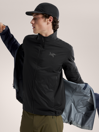 [arcteryx] Atom Jacket for Men - Carob / Blk / Dynasty