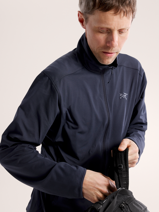 [arcteryx] Kyanite Lightweight Jacket for Men - Black Sapphire