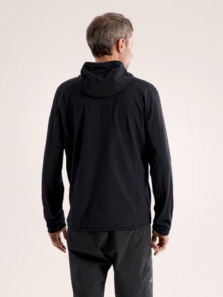 [arcteryx] Kyanite Lightweight Hoodie for Men - Black