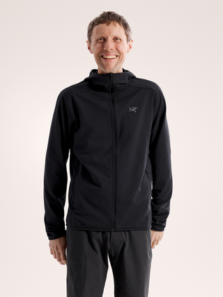 [arcteryx] Kyanite Lightweight Hoodie for Men - Black