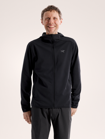 [arcteryx] Kyanite Lightweight Hoodie for Men - Black