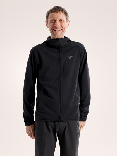 [arcteryx] Kyanite Lightweight Hoodie for Men - Black