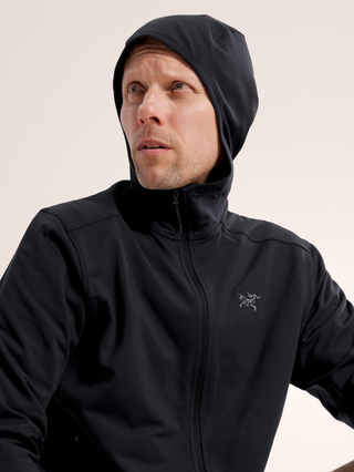 [arcteryx] Kyanite Lightweight Hoodie for Men - Black