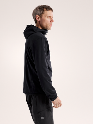 [arcteryx] Kyanite Lightweight Hoodie for Men - Black