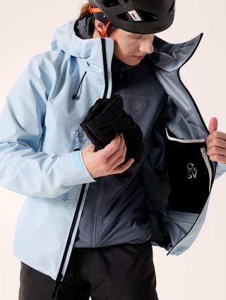 [arcteryx] Alpha SV Jacket Women's - Bliss / Black