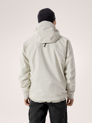 [arcteryx] Alpha SV Jacket for Men - Sea Salt / Black