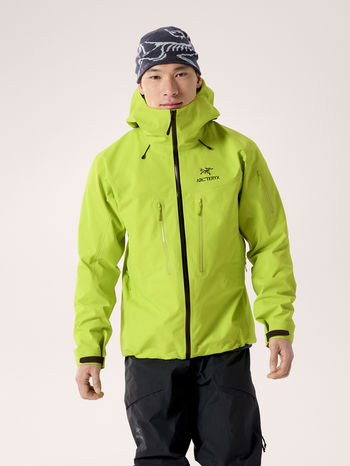 [arcteryx] Alpha SV Jacket for Men - Mantis / Black