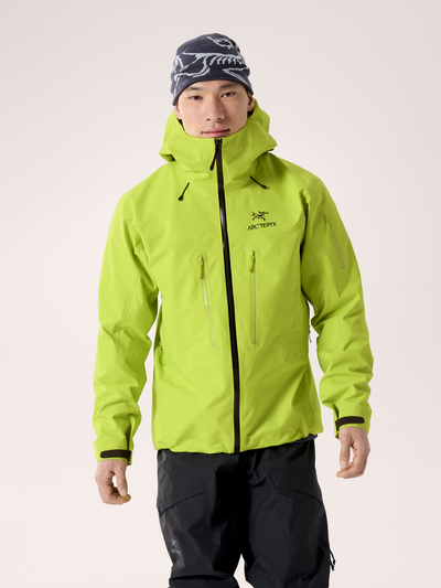 [arcteryx] Alpha SV Jacket for Men - Mantis / Black