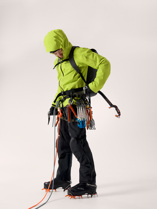 [arcteryx] Alpha SV Jacket for Men - Mantis / Black