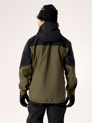 [arcteryx] Alpha SV Jacket for Men - Sea Salt / Black