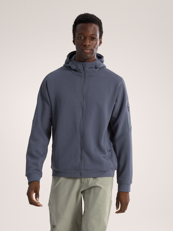 [arcteryx] Orela Full-Zip Hoodie for Men - DK Stratus - Dk Stratus