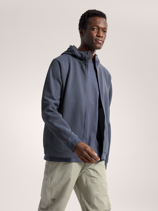 [arcteryx] Orela Full-Zip Hoodie for Men - DK Stratus - Dk Stratus